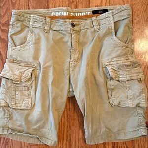 Alpha Industries Men's Crew Shorts in Sand Size 36 Cargo Shorts 9” Inseam.